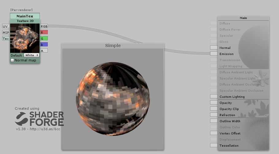 Premier Unmanned Large quantity Transparency inside texture problem / Feedback / Shader Forge